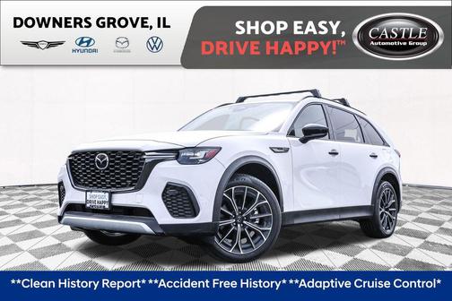 Rhodium White Premium 2025 Mazda CX-70 PHEV Premium Plus Package