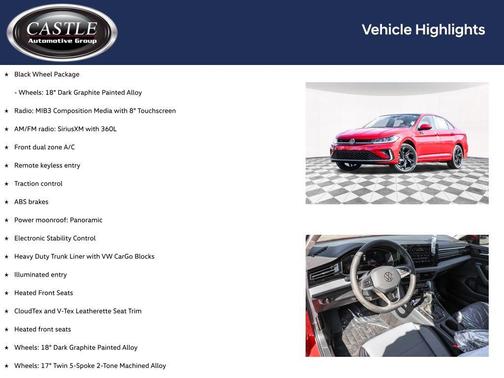 Kings Red Metallic 2026 Volkswagen Jetta 1.4T SE