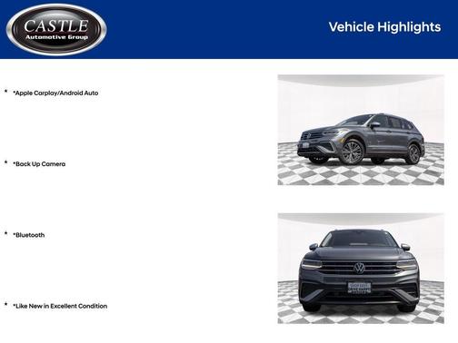 Deep Black Pearl 2024 Volkswagen Tiguan 2.0T Wolfsburg Edition