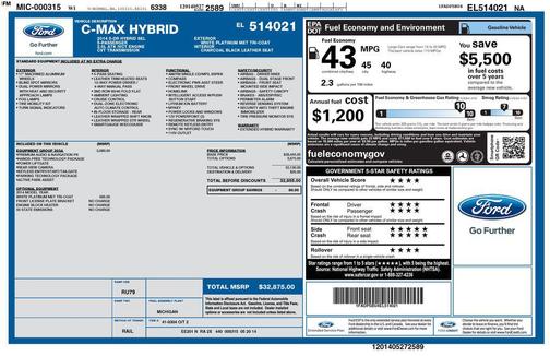 2014 Ford C-Max Hybrid SEL
