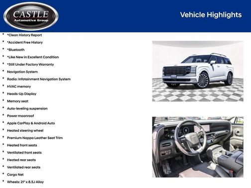 Creamy White Pearl 2026 Hyundai PALISADE Calligraphy