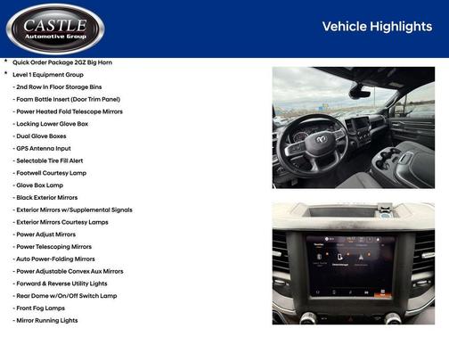 Bright White Clearcoat 2024 RAM 2500 Big Horn Crew Cab 4x4 6'4' Box