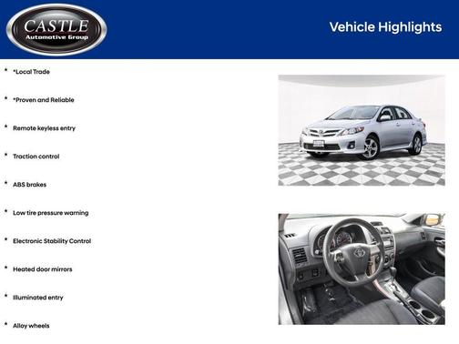 2012 Toyota Corolla S