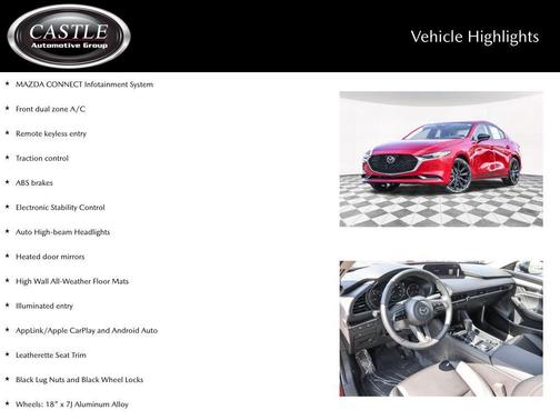 Soul Red Crystal Metallic 2026 Mazda Mazda3 2.5 S Select Sport