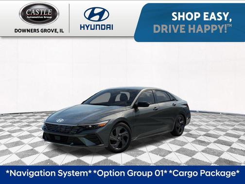 Amazon Gray 2026 Hyundai ELANTRA HEV SEL Sport