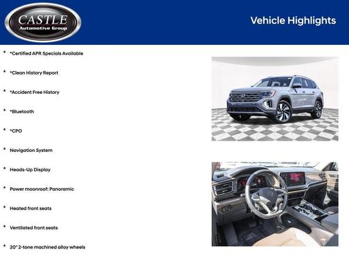 Gray 2025 Volkswagen Atlas 2.0T SEL