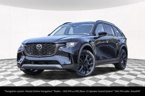 Jet Black Mica 2026 Mazda CX-90 PHEV Premium Sport