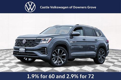 Pure Gray 2026 Volkswagen Atlas 2.0T SEL Premium R-Line 4MOTION
