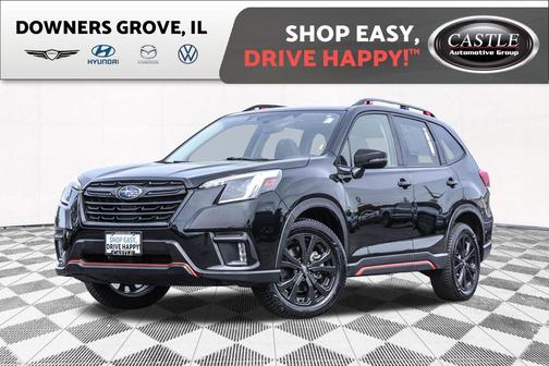 Crystal Black Silica 2023 Subaru Forester Sport