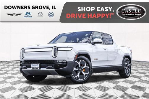 Glacier White 2022 Rivian R1T Adventure