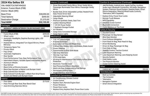 2024 Kia Seltos SX Turbo