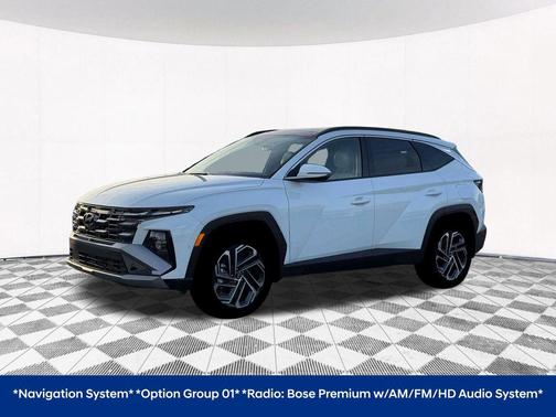 Creamy White Pearl 2026 Hyundai TUCSON Hybrid Limited