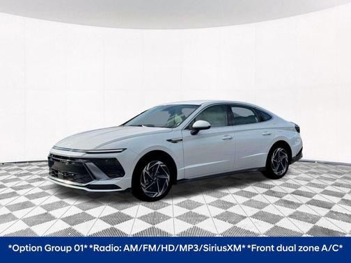 Serenity White 2026 Hyundai SONATA SEL