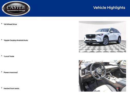 Rhodium White Premium 2024 Mazda CX-90 3.3 Turbo Preferred