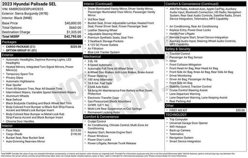 2023 Hyundai PALISADE SEL