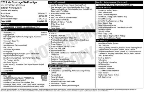 Wolf Gray 2024 Kia Sportage SX-Prestige