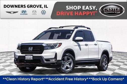Platinum White Pearl 2021 Honda Ridgeline RTL-E