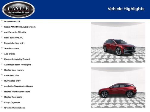 Ultimate Red 2026 Hyundai TUCSON SEL