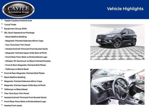 Magnetic Metallic 2019 Ford Escape SEL