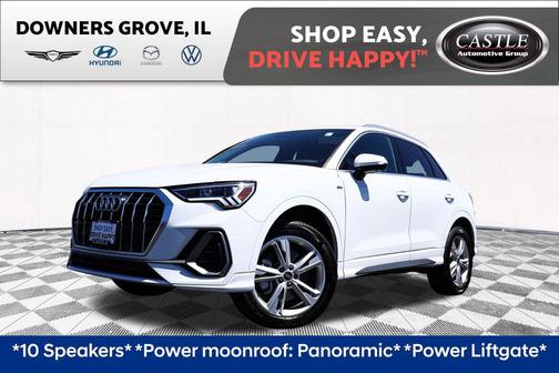 Glacier White Metallic 2022 Audi Q3 45 S line Premium Plus