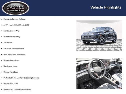 Deep Black Pearl 2026 Volkswagen Tiguan 2.0T SE 4MOTION