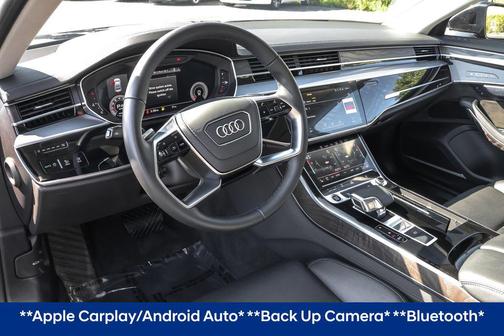 Mythos Black Metallic 2021 Audi A8 L 60