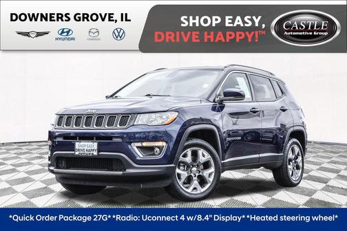 Jazz Blue Pearlcoat 2018 Jeep Compass Limited