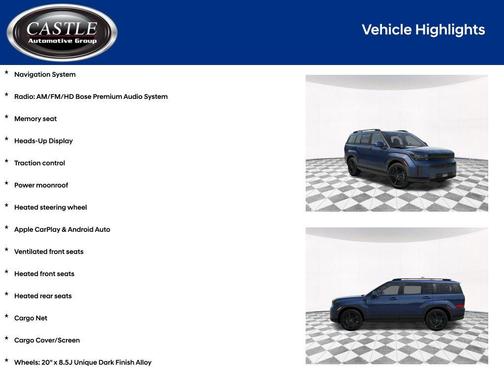 Atlantis Blue 2026 Hyundai SANTA FE HEV Calligraphy