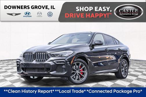 Black Sapphire Metallic 2022 BMW X6 xDrive40i