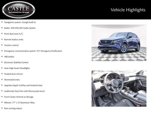 Navy Blue Mica 2026 Mazda CX-5 2.5 S Select Package