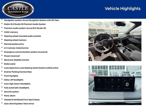 Platinum White Pearl 2023 Acura MDX A-SPEC