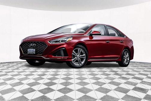 Scarlet Red 2018 Hyundai SONATA Sport