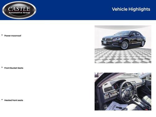 Black Uni 2016 Volkswagen Passat 1.8T SE