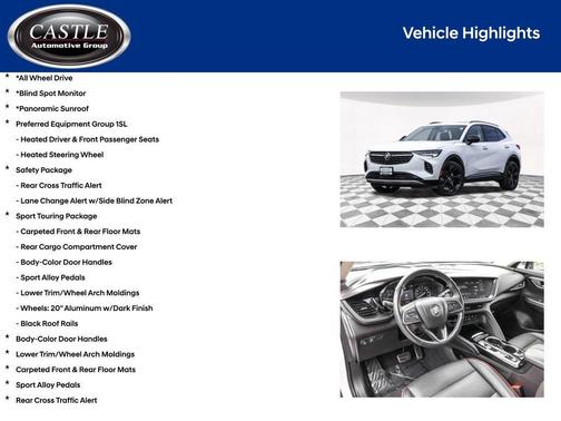 Summit White 2022 Buick Envision AWD Essence