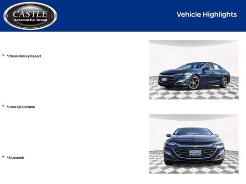 Northsky Blue Metallic 2022 Chevrolet Malibu FWD LT
