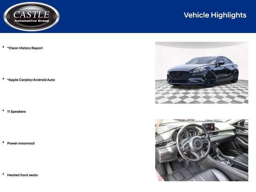 Jet Black Mica 2019 Mazda Mazda6 Grand Touring