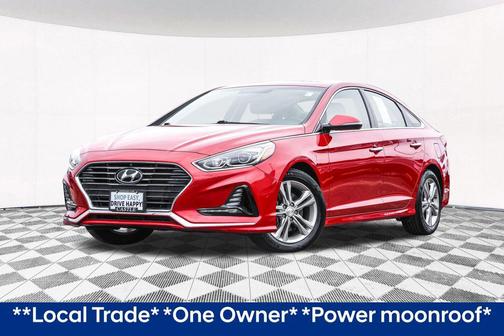 Scarlet Red 2018 Hyundai SONATA Limited