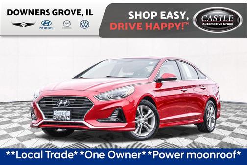 Scarlet Red 2018 Hyundai SONATA Limited