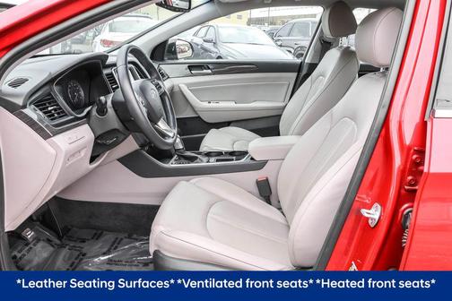 Scarlet Red 2018 Hyundai SONATA Limited