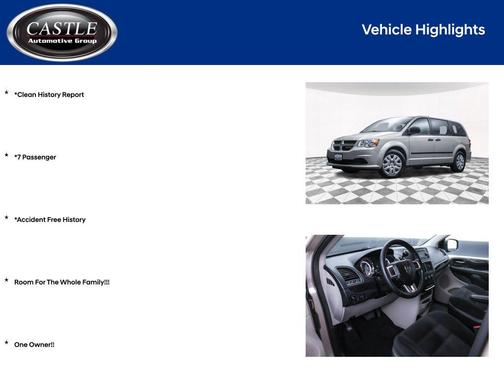 2014 Dodge Grand Caravan AVP/SE