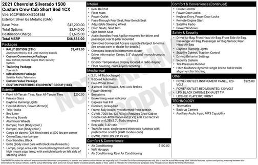 Silver Ice Metallic 2021 Chevrolet Silverado 1500 Custom