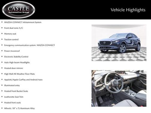 Deep Crystal Blue Mica 2026 Mazda CX-30 2.5 S Preferred Package