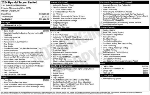2024 Hyundai TUCSON Limited