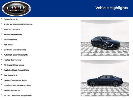 Carbon Blue 2026 Hyundai SONATA SEL