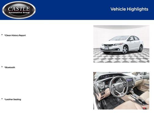 2013 Honda Civic Hybrid Base