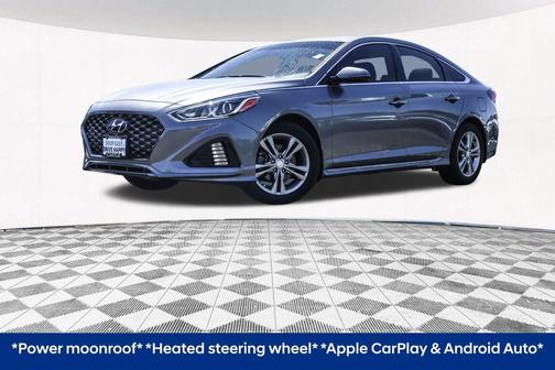 Machine Gray 2019 Hyundai SONATA Sport