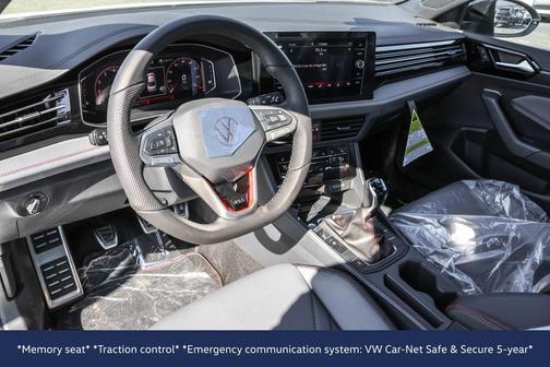 Pure White w/Deep Blk Rf 2026 Volkswagen Jetta GLI 2.0T Autobahn