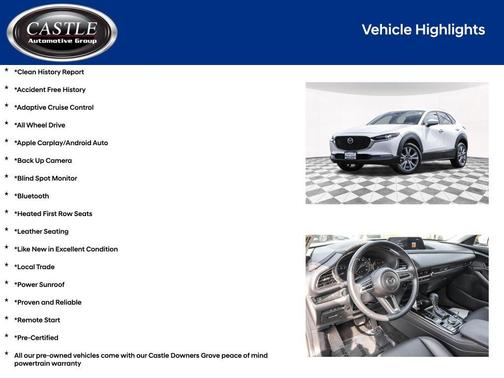 Snowflake White Pearl Mica 2023 Mazda CX-30 2.5 S Preferred Package