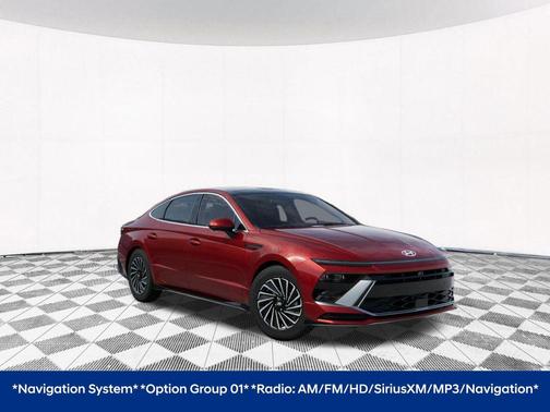 Ultimate Red 2026 Hyundai SONATA Hybrid Limited