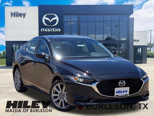 Jet Black Mica 2026 Mazda Mazda3 FWD w/Preferred Package